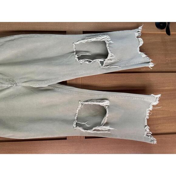 Free People We The Free Maggie Midrise Straight Leg Jeans Sage Women’s size 31​ - Picture 2 of 14